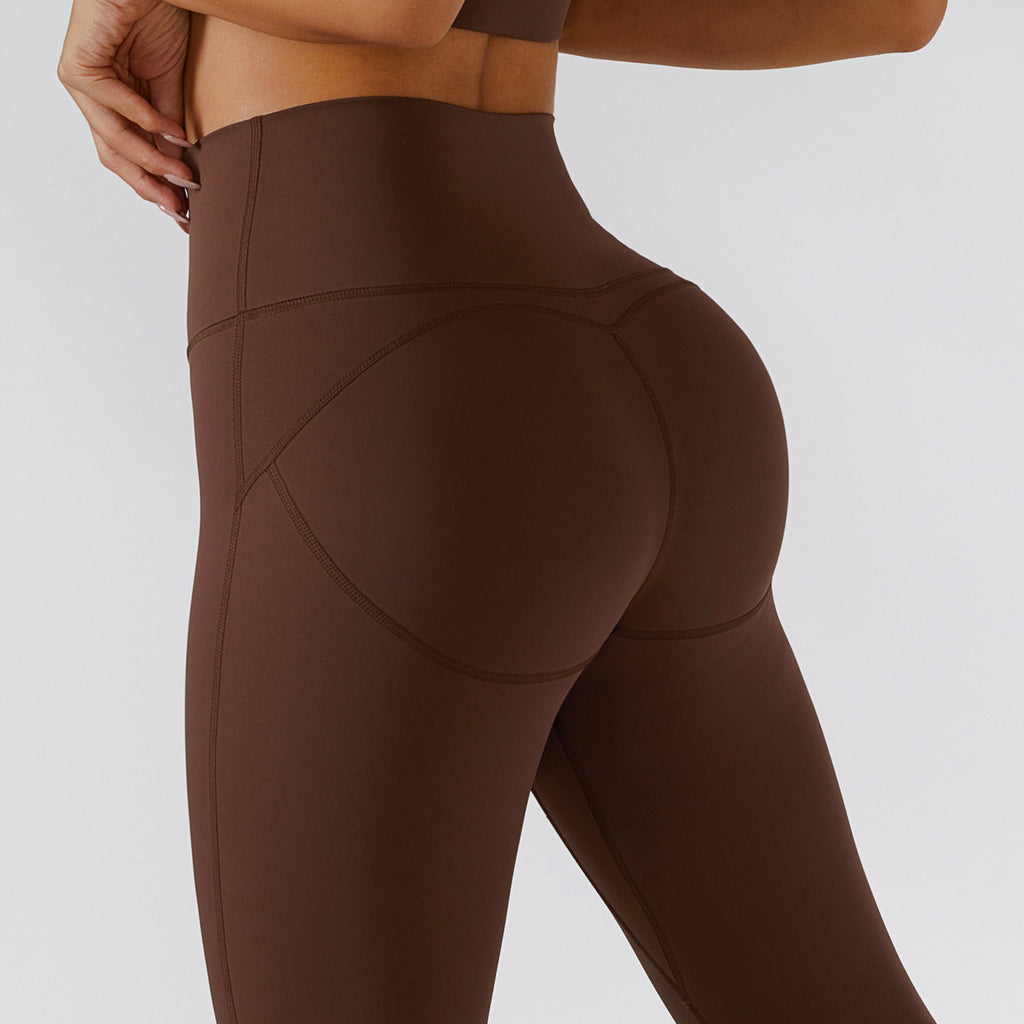 New Pilates Outwear Yoga Pants Cycling Sports Pants High Waist Slim Hip Lifting Running Tights
