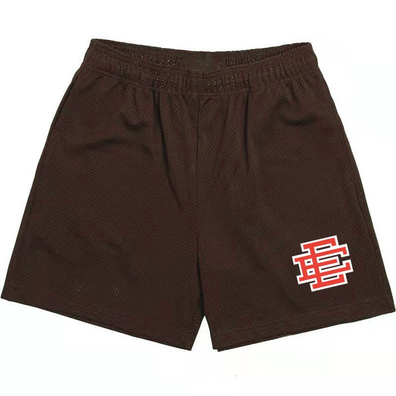 New Mens EE Mens Fitness Shorts Muscle Sports Running Quarters Mesh Breathable Shorts