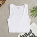 Yoga Thread Sexy V-Neck Tank Top Fast Running Fitness Bra Skin Touching Naked Sports Bra