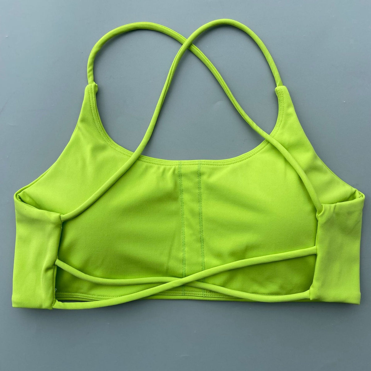 Candy colored nude fitness bra, outdoor tight running sports bra, shock-absorbing and quick drying fitness suit top