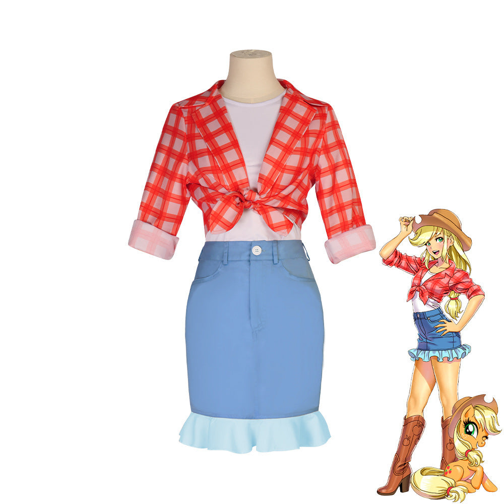 My Little Pony Cosplay Dress - Twilight Sparkle, Applejack, Fluttershy, Princess Celestia Costume for Women