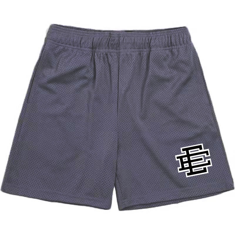New Mens EE Mens Fitness Shorts Muscle Sports Running Quarters Mesh Breathable Shorts