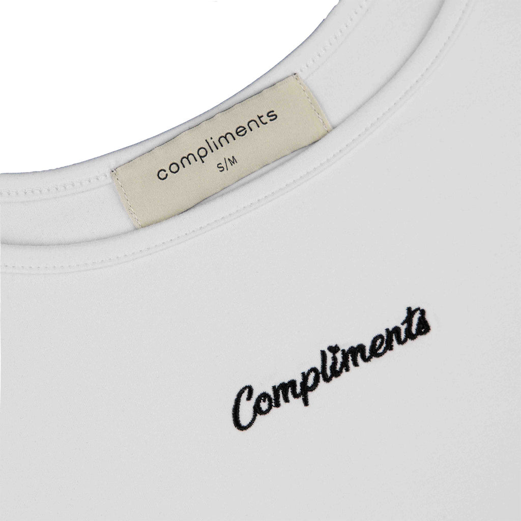 Compliments Basic Women's Tank White